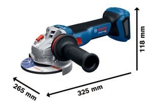 Bosch GWS 18V-11 S Akülü Taşlama Makinesi (SOLO) - 06019N4000