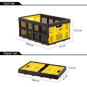 Stanley FT505 Katlanır Çok Amaçlı Taşıma Sepeti (25KG)