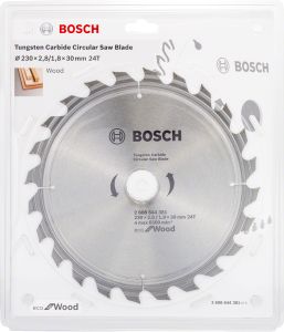 Bosch - Optiline Eco Serisi Ahşap için Daire Testere Bıçağı 230*30 24 Diş