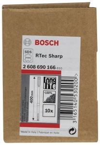 Bosch - Rtec Serisi, SDS-Max Şaftlı Yassı Keski 400*25 mm 10'lu