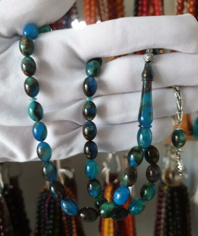 BEYZİ MODEL COLORİST SIKMA  KEHRİBAR  TESBİH