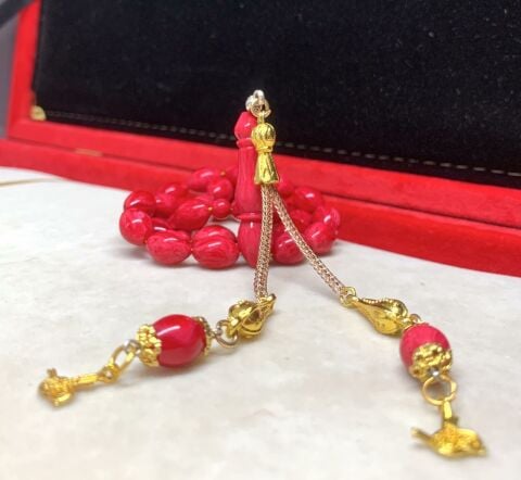 PEMBE ORİJİNAL BEYZİ MODEL KATALİN TESBİH