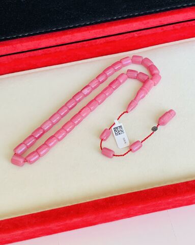 ÇUBUK KATALİN TESBİH PEMBE KESME MODEL