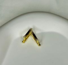925 Ayar Gümüş Minik Taşlı Trend Küpe
