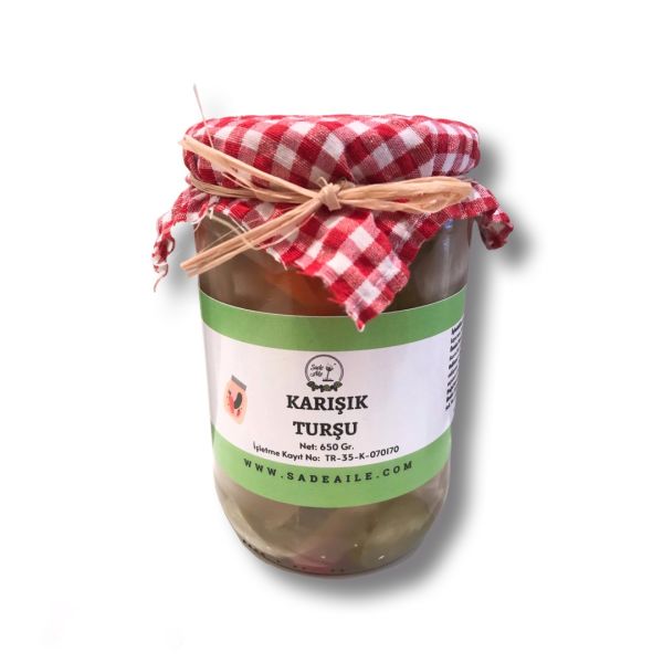 Fermente Karışık Turşu (650 Gr.)