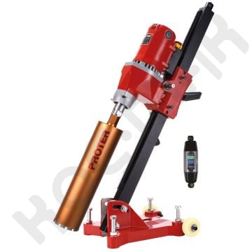Proter PR 4200 A  - Açılı Sehpalı Karot Delme Makinesi 3200 watt
