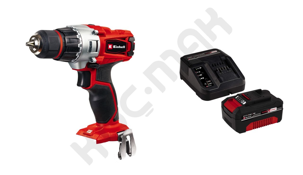 Einhell Te-Cd 18/2 Li Akülü Matkap + 18v 4 Ah Starter Kit