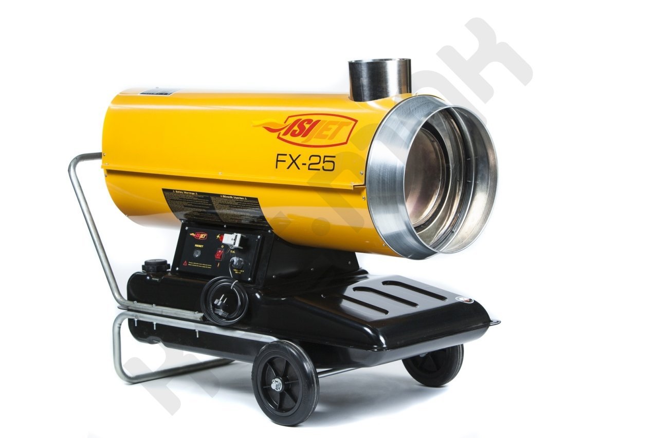 Isıjet FX-25 25.000 kcal  Bacalı  Fanlı Mazotlu Isıtıcı