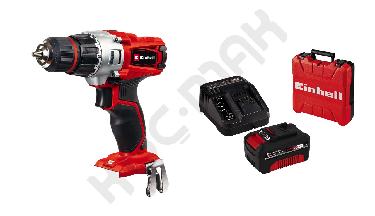 Einhell Te-Cd 18/2 Li Akülü Matkap + 18v 4Ah Akülü Çantalı Set