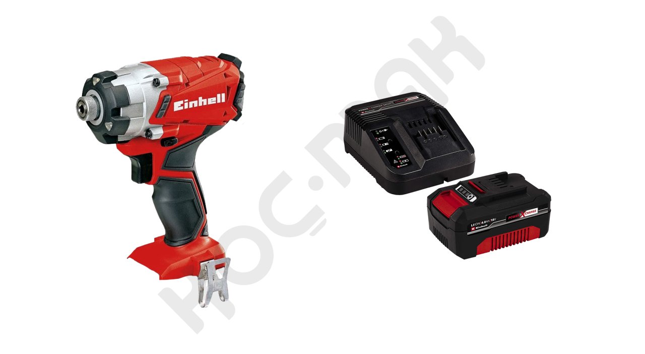 Einhell Te-Cı 18/1 Li Akülü Darbeli Vidalama + 18V 4Ah Akülü Set