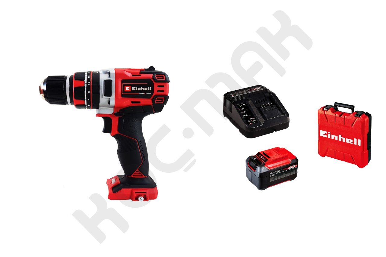 Einhell Tp-Cd 18/50 Li-i BL Kömürsüz Darbeli Matkap + 18V 5,2 Plus Akülü Çantalı Set