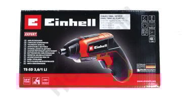 Einhell TE-SD 3.6/1 Li 3.6 V Şarjlı Tornavida + 10 Adet Uç Seti