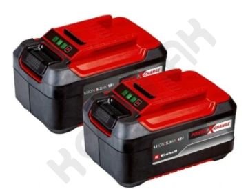 Einhell 18V 5.2Ah PXC Twinpack - Çift Akülü Set (Şarj Cihazı Yoktur)