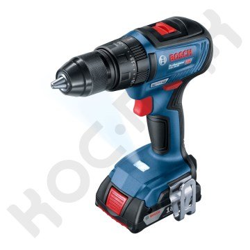 Bosch Professional GSB 18V-50 2 Ah Çift Akülü Kömürsüz Darbeli Vidalama Makinesi