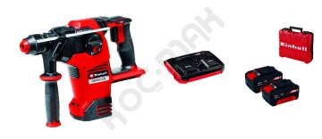 Einhell Herocco Te-Hd 36/28 Li 3,2Joule  4ah Çift Akülü Kırıcı Delici - Twincharger Set