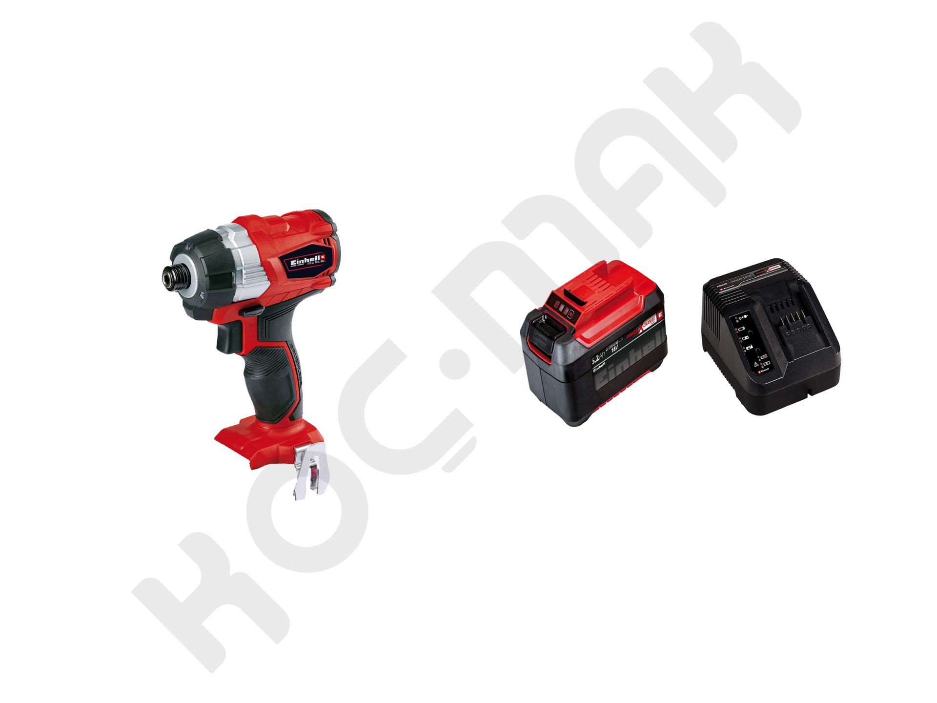 Einhell TE-CI 18 Li  BL Kömürsüz Darbeli Vidalama - 18V 5,2 Ah Akülü Set