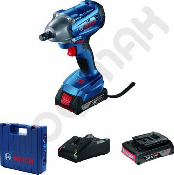 Bosch Proffesional Gds 250-Li 18 volt 3 Ah Çift Akülü Somun Sıkma - Çok Fonksiyonlu Çakı Hediyeli -