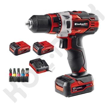 Einhell Te-Cd 12/1 Li-i 2 x 2Ah Çift Akülü Set