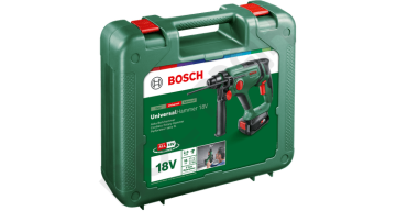 Bosch Universal Hammer 18V Akülü Matkap (Tek Akü, 2,5 Ah) - 06039D6002