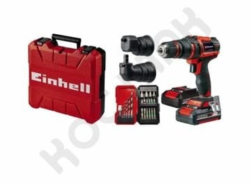 Einhell Te-Cd 18/45 3X-Li+22 Parça Uç Seti - 1x2Ah Akülü Matkap