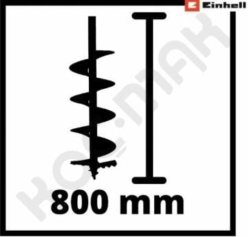 Einhell Gp-Ea 18/150 Li BL Akülü Kömürsüz Toprak Burgu - 5,2 Plus Akü + 4 Ah Hızlı Şarj