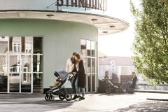 Thule Sleek Bebek Arabası - Aluminum/Midnight Black