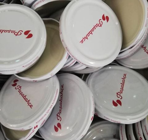 Paşabahçe Yazılı Konserve Kapak 630  Adet