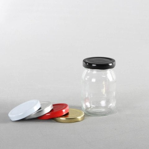 190cc  Adet Kapaklı Cam Kavanoz 189 Adet