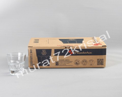 Casablanca 140cc 12 Adet Kahve Yanı Su Bardağı