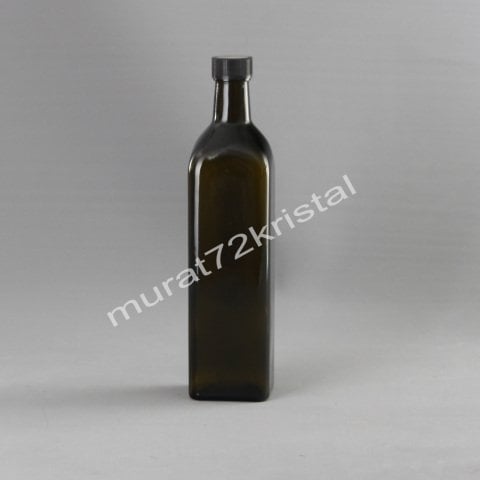 Marasca 750cc 45 Adet Çevirme Kapaklı Koyu Renk Cam Şişe