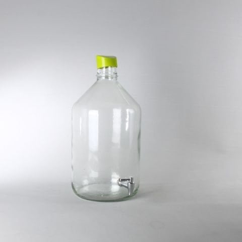 Musluklu Cam Damacana 8 Litre
