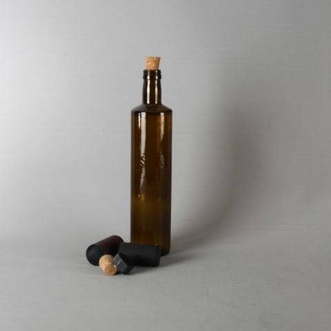 750CC Koyu Renk Dorika Şişe Çevirme Kapaklı 48 Adet