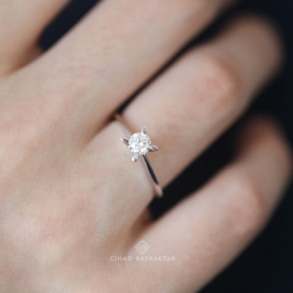 0,34 ct Pırlanta Yüzük