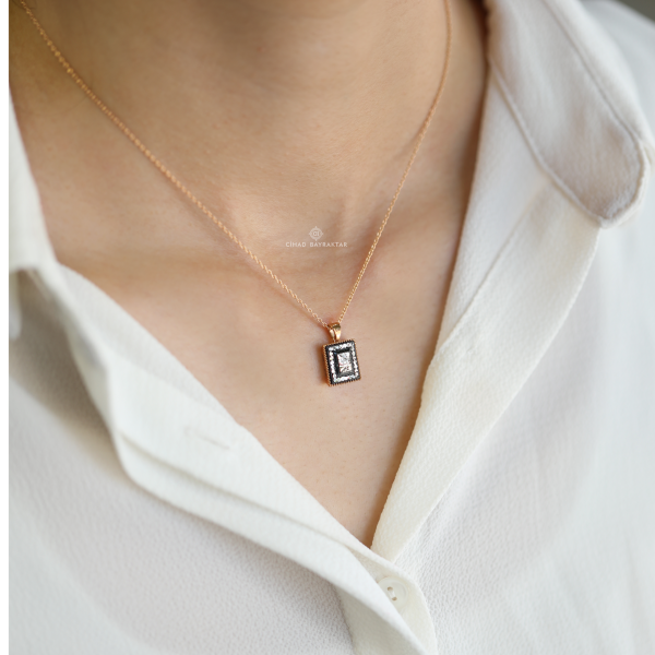 0.01 Ct.Elmas Kolye