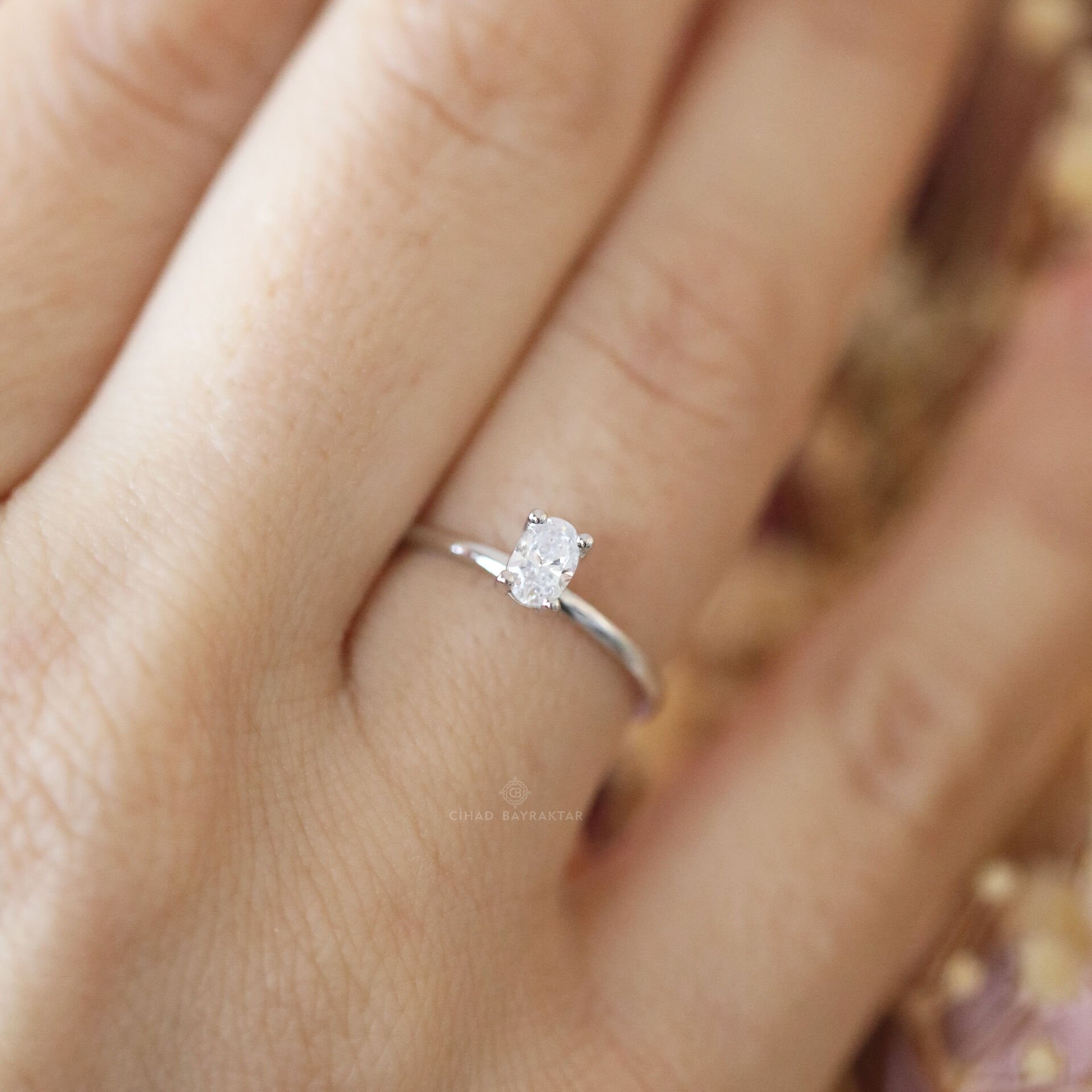 0,31 Ct. Baget Pırlanta Yüzük,