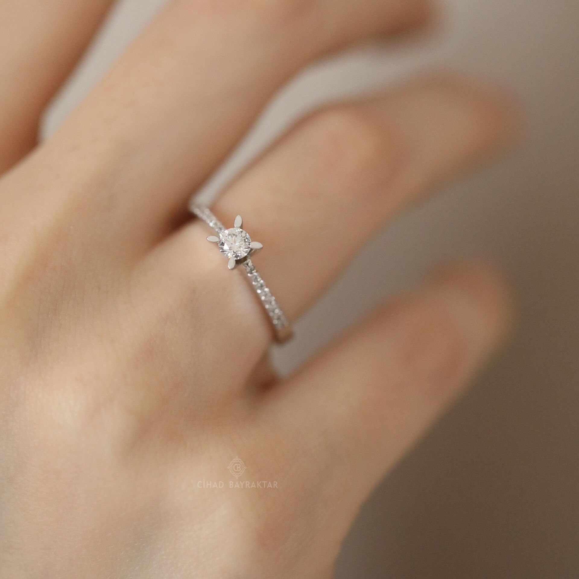 0,38 Ct.  Pırlanta Yüzük