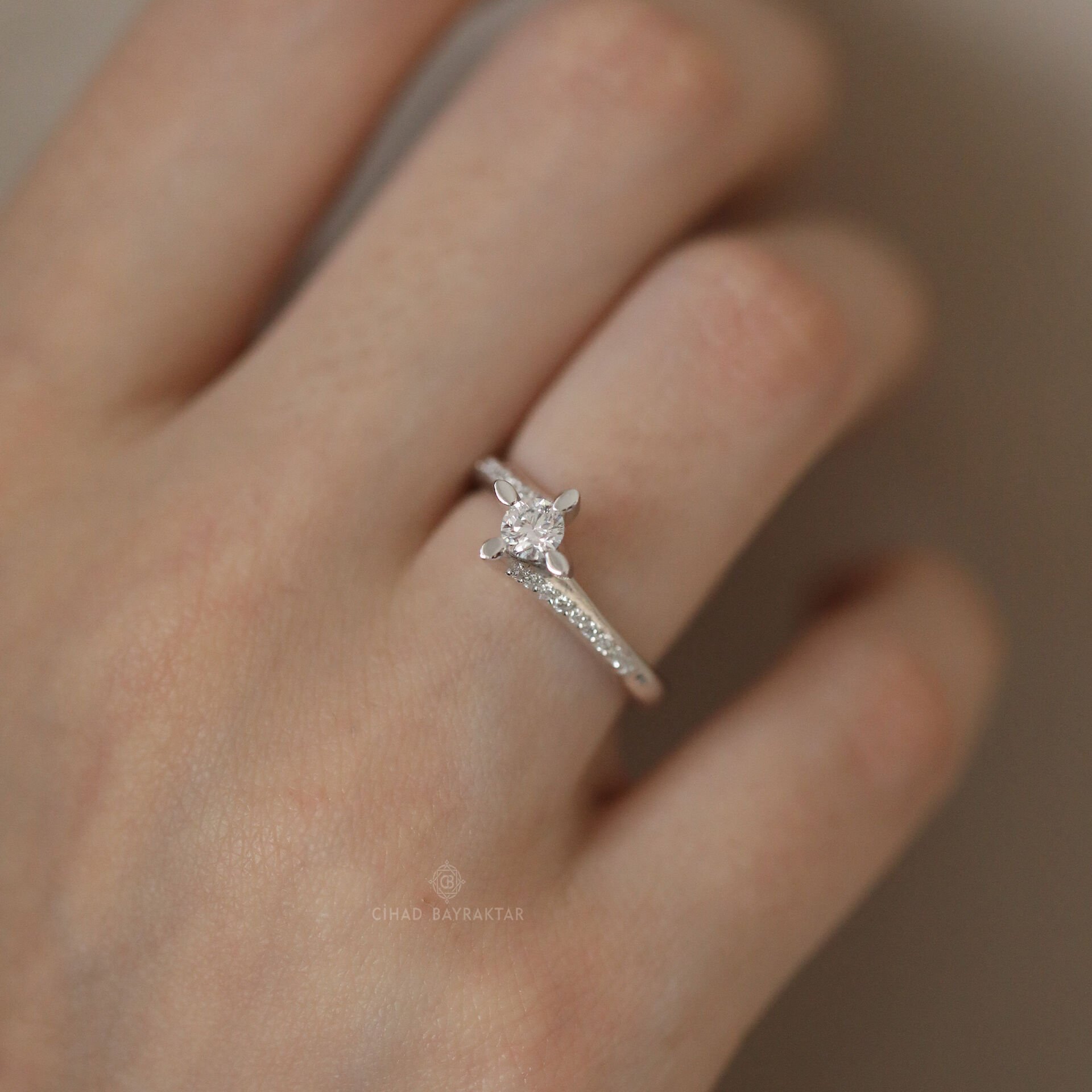 0,42 Ct.  Pırlanta Yüzük