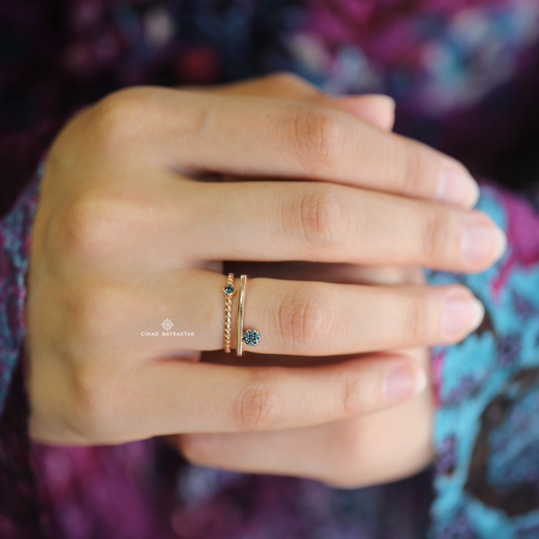0.10 Ct.Pırlanta yüzük