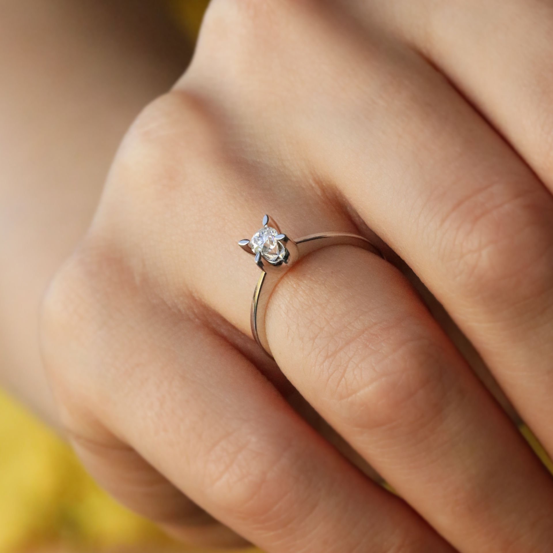 0,24 Ct. Tektaş Pırlanta Yüzük