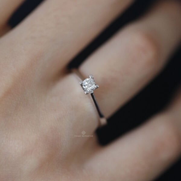 0,24 Ct.Pırlanta Yüzük