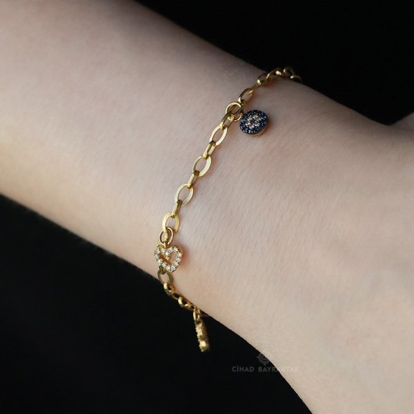 Charm Altın Bileklik