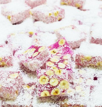 Gül Aromalı Fındıklı Lokum 500gr