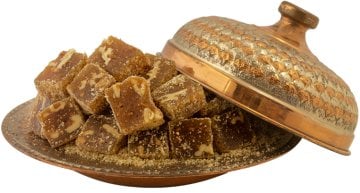 İncirli Cevizli Üzeri Toz Ceviz Kaplı Lokum 500gr