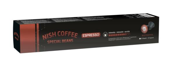 Nish Nespresso Uyumlu Kapsül Kahve 10 Ristretto