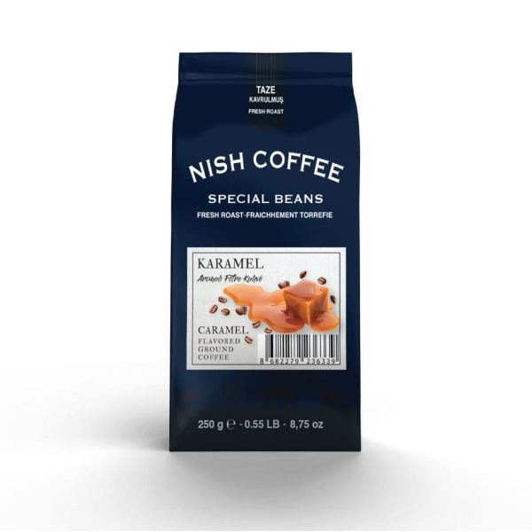 Nish Karamel Aromalı Filtre Kahve 250 gr