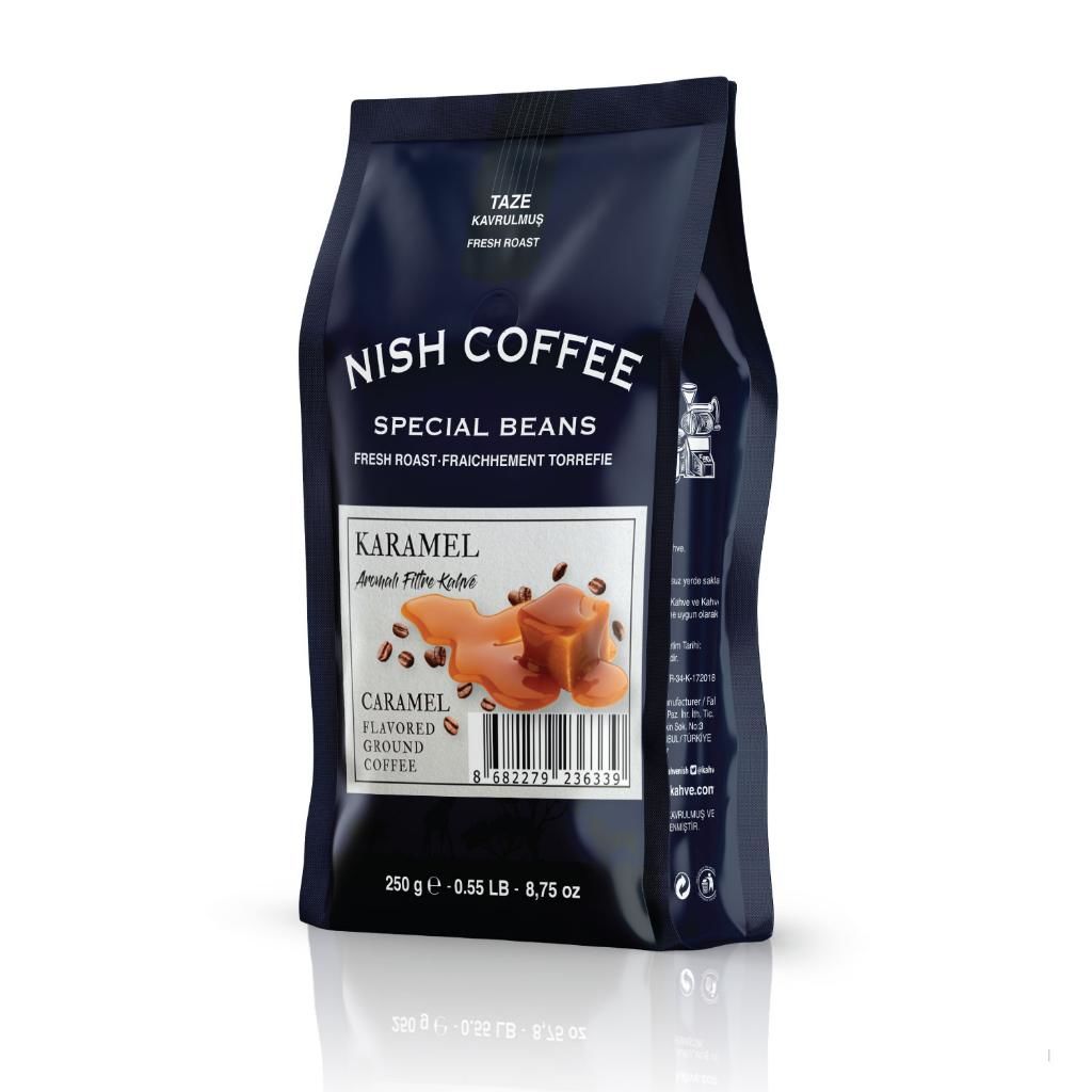 Nish Karamel Aromalı Filtre Kahve 250 gr