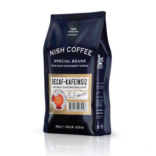 Nish Filtre Kahve Decaf Kafeinsiz 2x250 gr