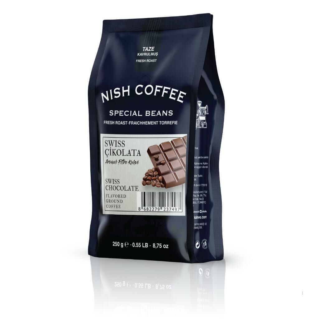 Nish Swiss Çikolata Aromalı Filtre Kahve 250 gr