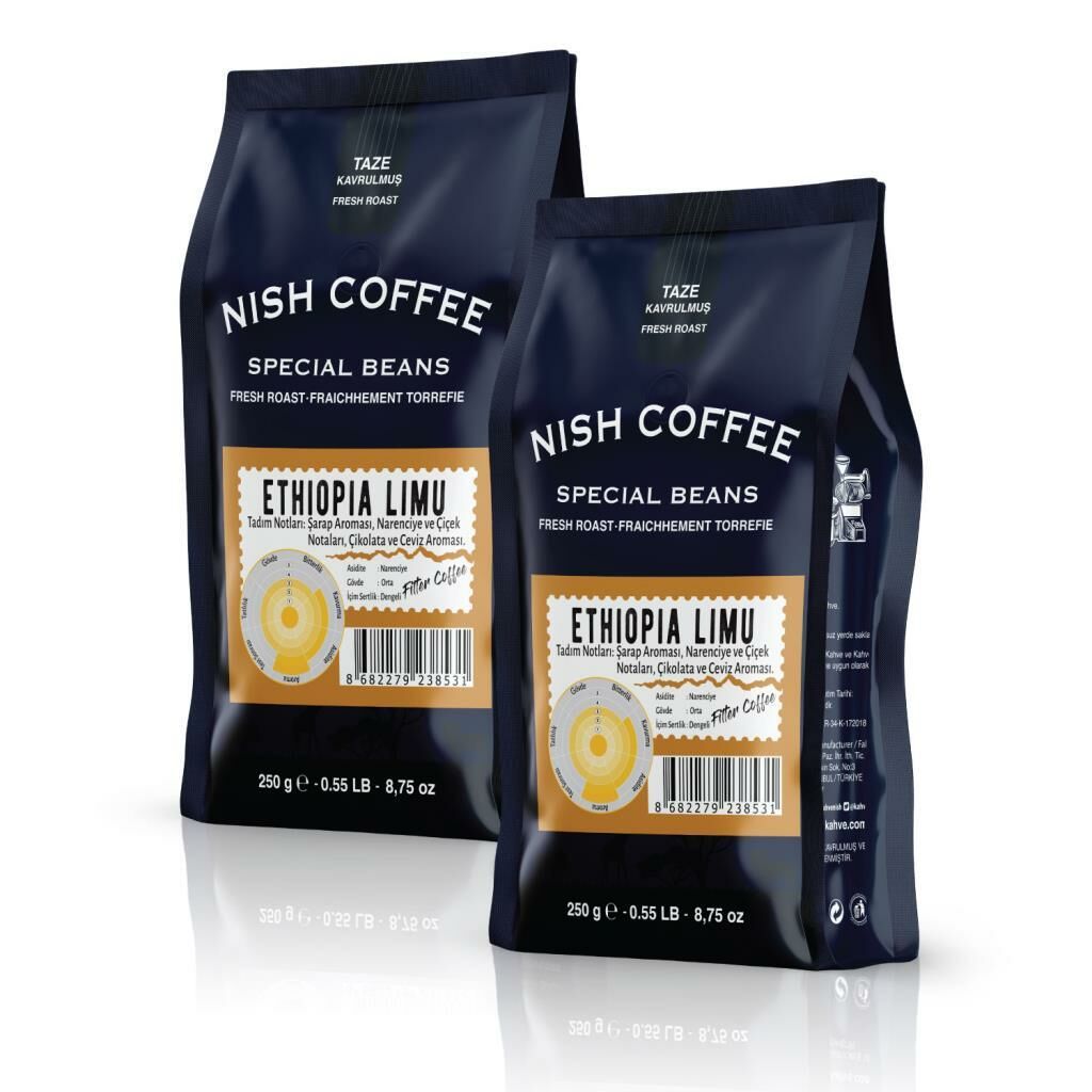 Nish Filtre Kahve Ethiopia Limu 2 x 250 Gr.