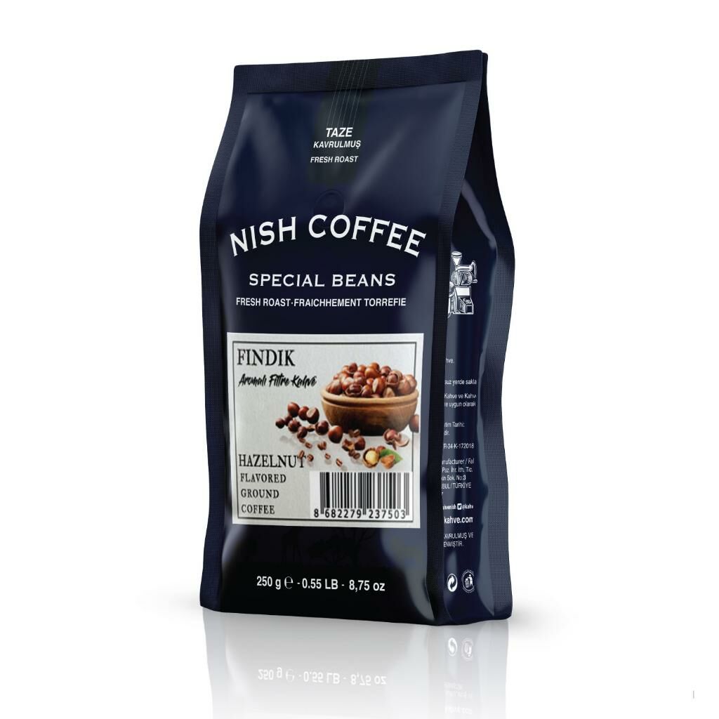 Nish Fındık Aromalı Filtre Kahve 250 gr